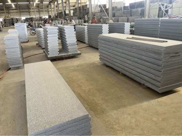 Flamed G654 Cambodia Granite Slab For Sale