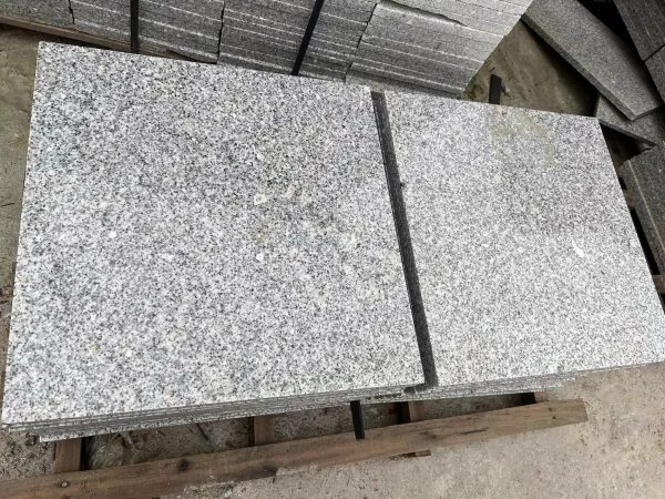 Polished Gray Granite Cambodia stone tiles for flooring