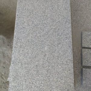 Natural Flamed Silver Grey Granite Slab