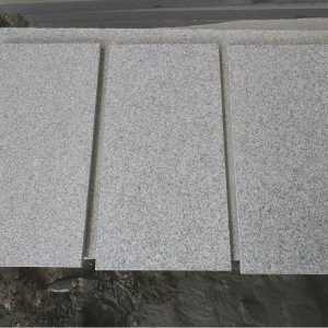 Natural Flamed Silver Grey Granite Cambodia Stone Tiles for Floor