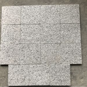 Square Silver Grey Granite Tiles Gray Cambodia Stone