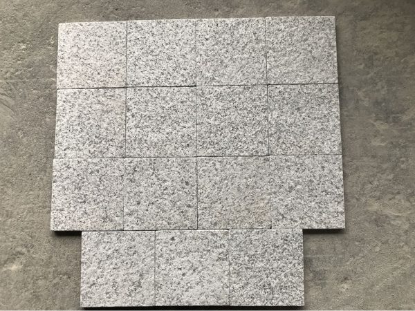 Square Silver Grey Granite Tiles Gray Cambodia Stone