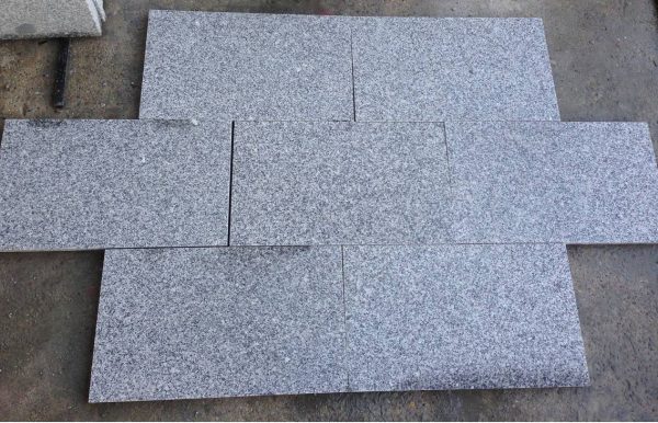 Flamed Light Grey G603 Granite Tiles