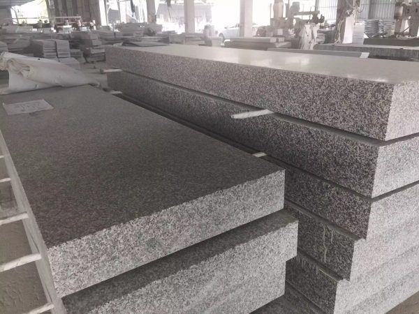 Flamed Silver Grey Granite G603 Granite Steps