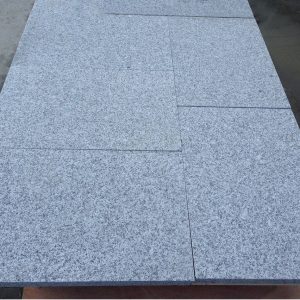 Flamed Light Silver Grey Granite G603 Granite Tiles