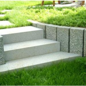 Bush Hammered G603 Granite Fence for Garden