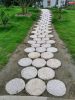 Round G603 granite Silver Grey Granite flagstone stepping stone