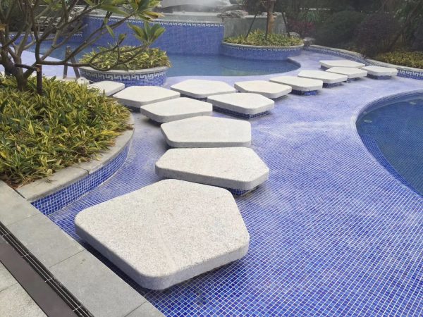 Cambodia stone G603 granite flagstone stepping stone