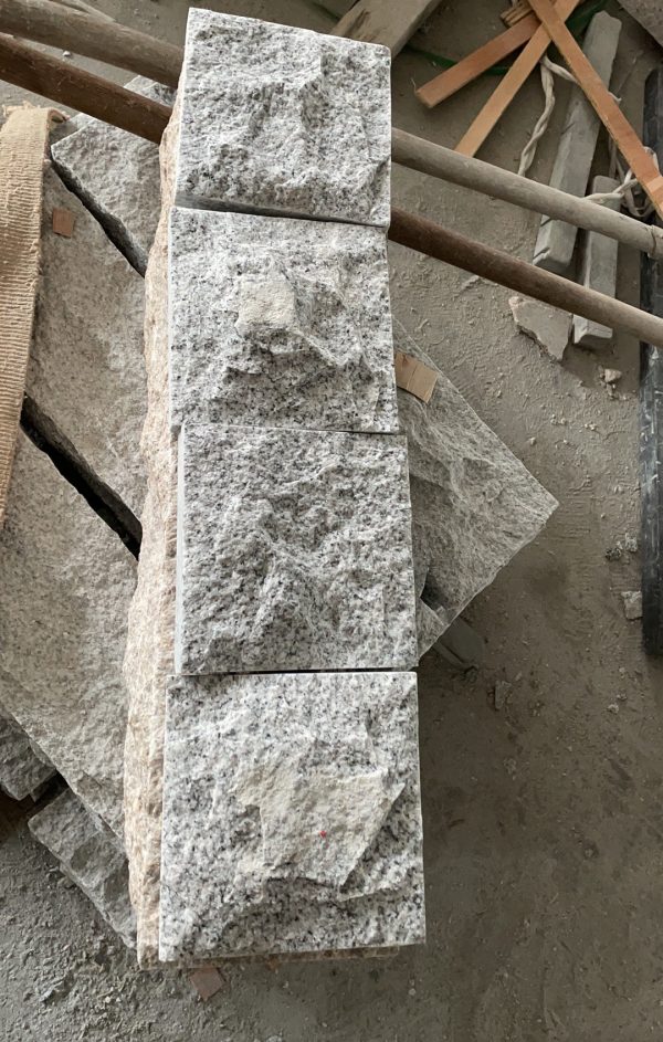 Mushroom Surface Chinese Grey Granite 603 Silver Grey Granite Tiles