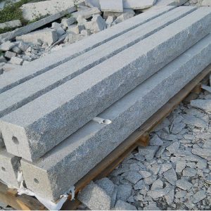 Silver Grey Granite Natural split G603 Granite Fence for Garden