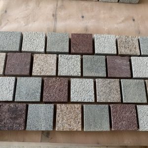 Factory Custom Outdoor G603 Grey Granite Stone Cube Paving Tiles